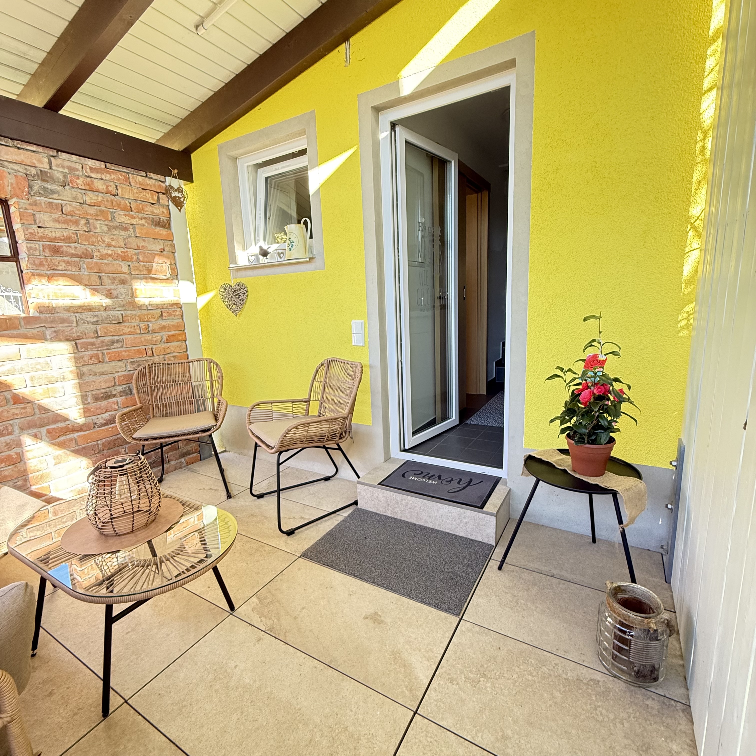 Tiny Haus Bad Sulza – überdachte Terrasse